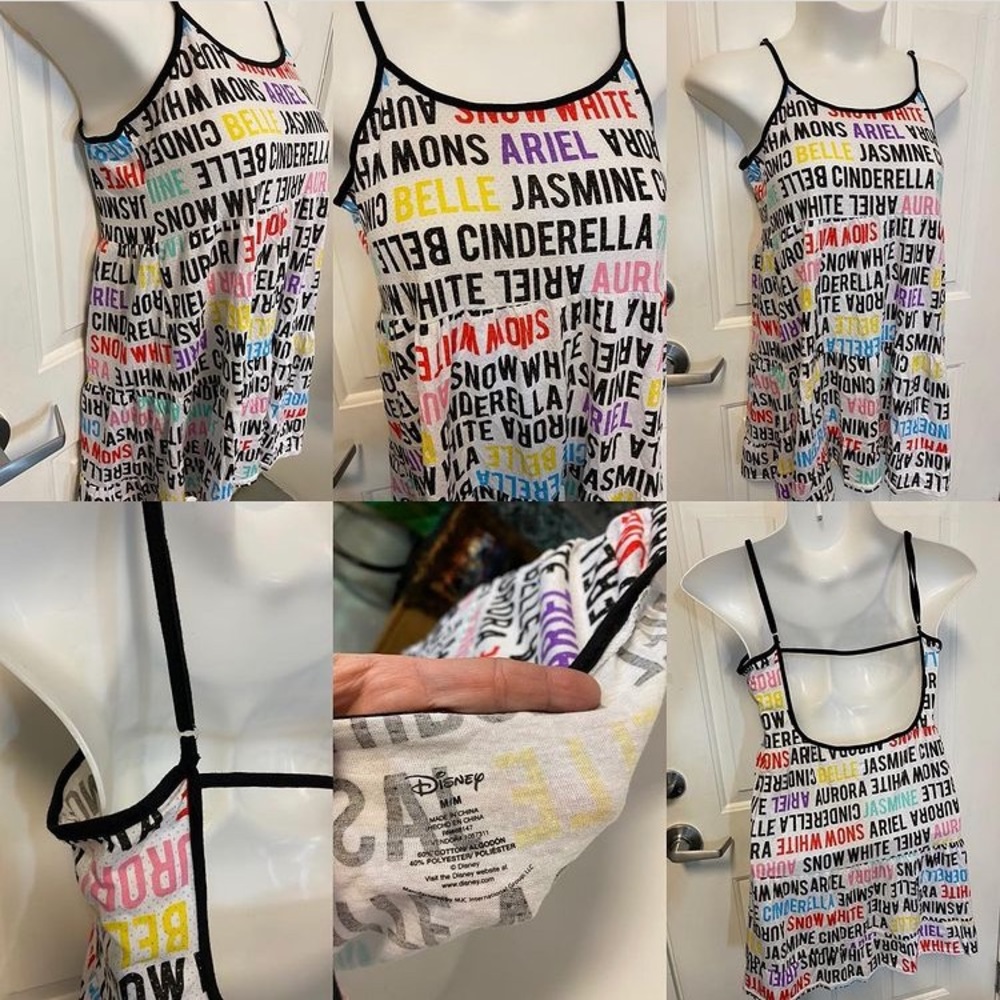 Disney size medium princesses sleepwear